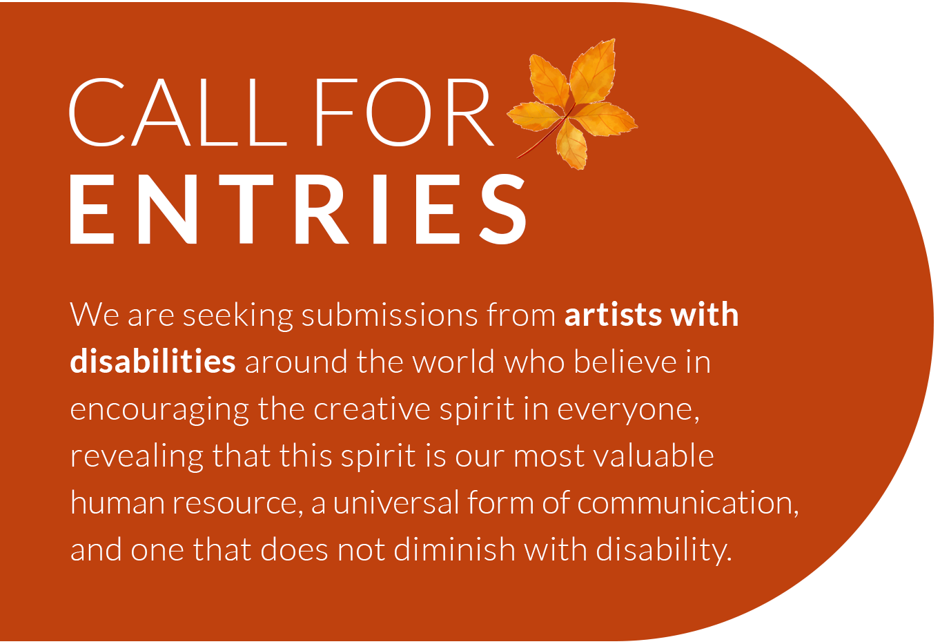 Call for Artist Entries