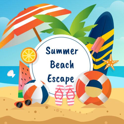 Summer Beach Escape Basket